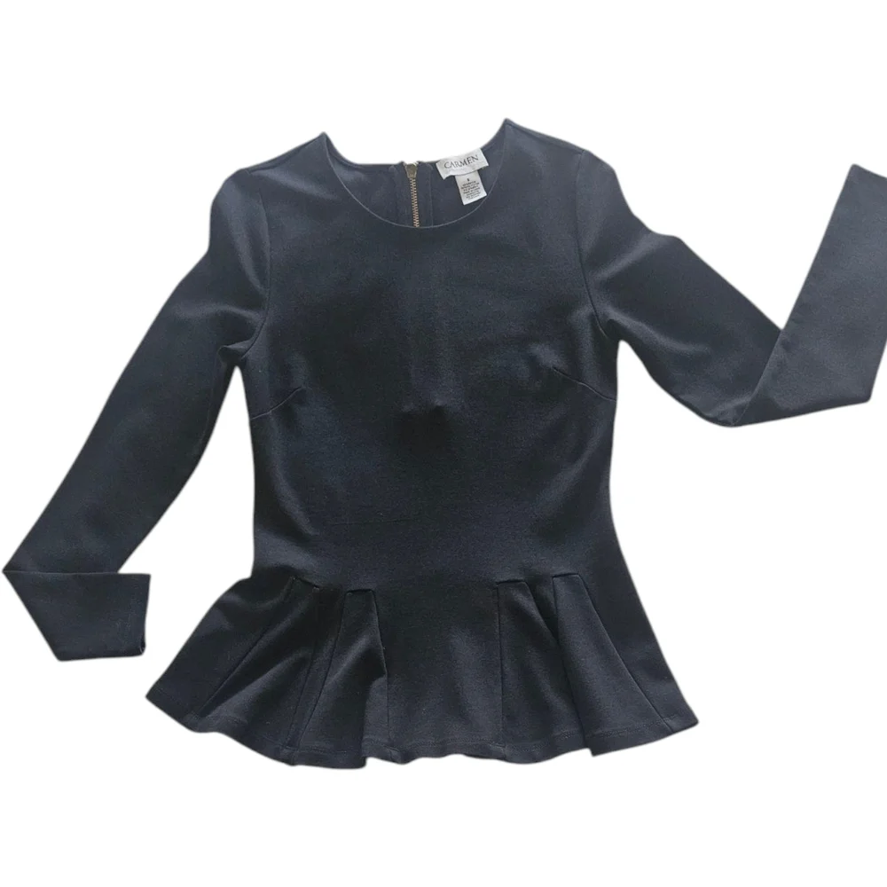 Women's Peplum Top - Picture 6 of 8
